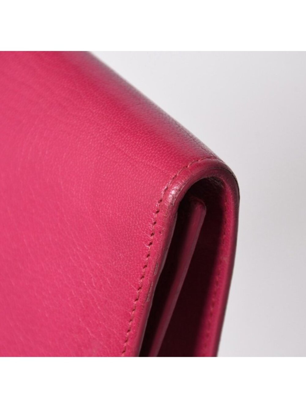 Saint Laurent Belle de Jour Clutch Fuchsia Pink Silver - Picture 6 of 16